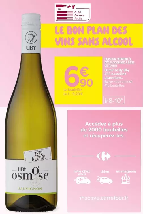 Uby - Ley de Sauvignon : Accédez à plus de 2000 bouteilles en promotion