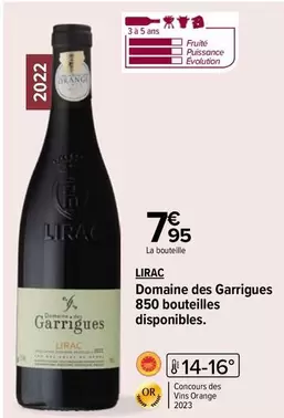 Orange - Lirac - Domaine Des Garrigues