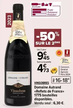 Reflets de France - Domaine Autrand - Vinsobres