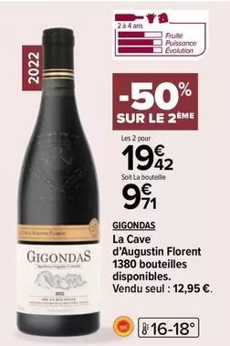 La Cave D'Augustin Florent - Gigondas : Découvrez le vin d'exception de la Cave D'Augustin Florent