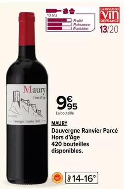 Dauvergne Ranvier - Maury -  Parcé Hors D'âge