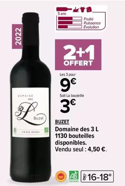 domaine des 3 l - buzet