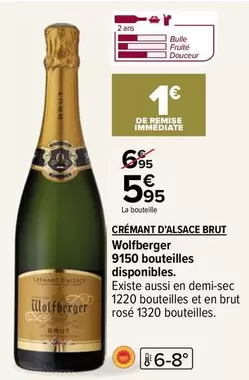 Brut - Wolfberger - Crémant D'alsace