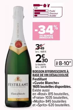 Spritz Festillant : Boisson Effervescente Vin Désalcoolisé