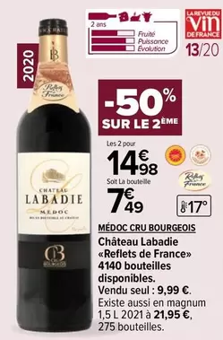 Reflets de France - Château Labadie : Médoc Cru Bourgeois, une expérience vinicole d'exception