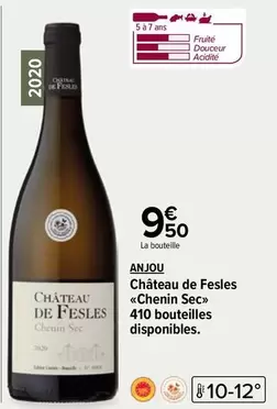 anjou - château de fesles «chenin sec»