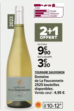 Touraine Sauvignon - Domaine De La Fauonnerie