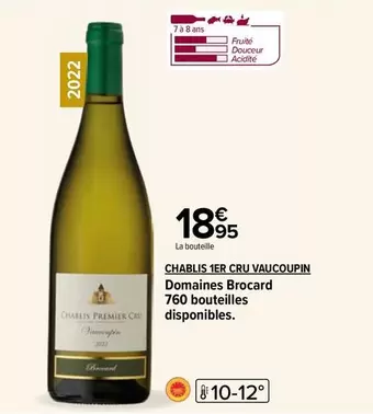 Domaines Brocard - Chablis 1Er Cru Vacucoupin