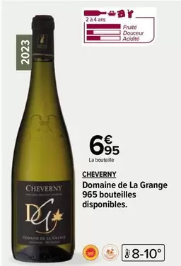 Domaine De La Grange - Chaverny : Un vin d'exception à découvrir