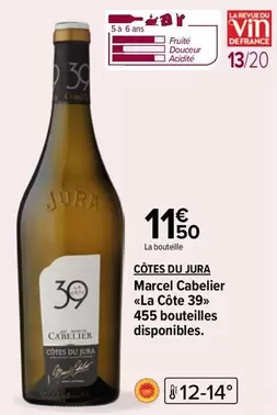 marcel - côtes du jura -  cabelier