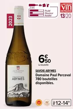 domaine paul perceval - savoie abymes