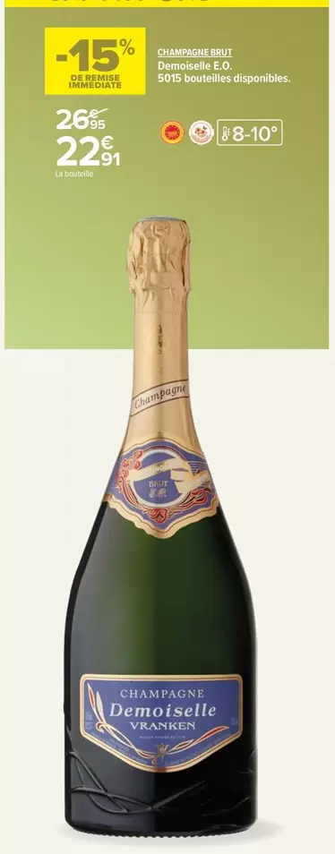 vranken - dermoiselle - champagne brut