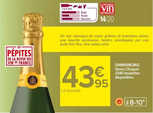 brut - champagne  - veuve clicquot