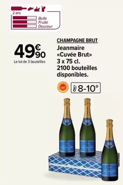 jeanmaire - brut  cuvée brut