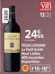 pessac-léognan - le petit smith haut lafitte