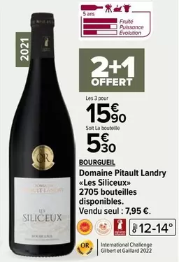 Domaine Pitault Landry - Bourgueil -  Les Siliceux