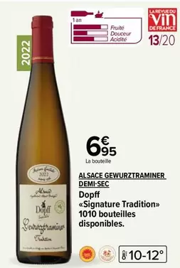 Signature - Dopf - Alsace Gewurztraminer Demi-sec