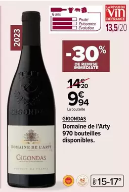 domaine de l'arty - gigondas