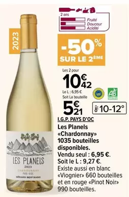 Carrefour - Les Planels Chardonnay