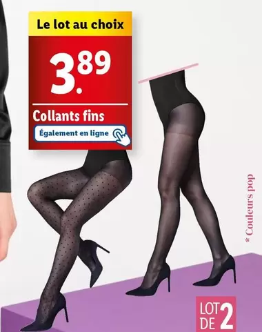 collants fins