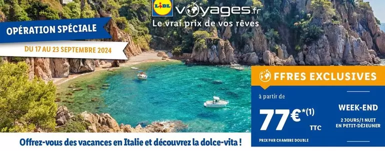 Profitez de Vacances Inoubliables en Italie et Vivez la Dolce Vita!