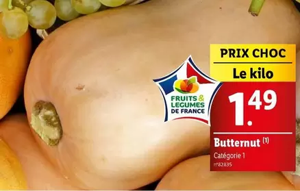 Butternut offre à 1,49€ sur Lidl