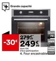 Four Encastrable offre à 249,99€ sur BUT