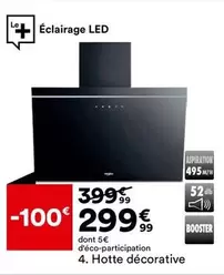 Hotte Décorative offre à 299,99€ sur BUT