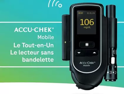 Accu-chek - Le Tout-en-un Le Lecteur Sans Bandelette offre sur Pharmacien Giphar