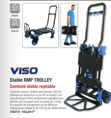 Viso - Diable Rmp Trolley offre à 153,24€ sur Plein ciel