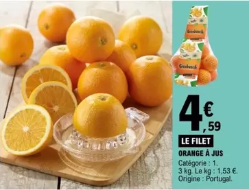 Orange - A Jus offre à 4,59€ sur E.Leclerc