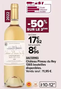 Sauternes - Chateau Pineau Du Rey