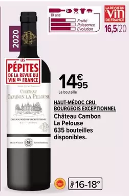 Château Cambon La Pelouse - Bourgeois Haut-Médoc Cru Bourgeois