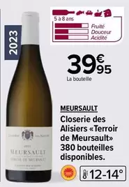 Meursault - Closerie Des Alisiers Terroir De