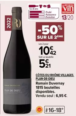 côtes du rhône - romain duvrenay