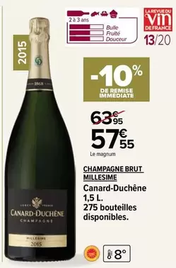 canard-duchene - millesime - champagne brut