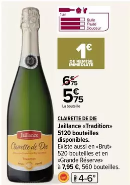 brut - jaillance - clairette de die