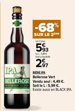 Bellerose -  Vert - Bière Ipa