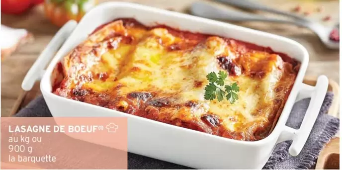 Lasagne De Boeuf offre sur Intermarché