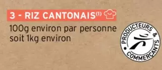 Riz Cantonais offre sur Intermarché