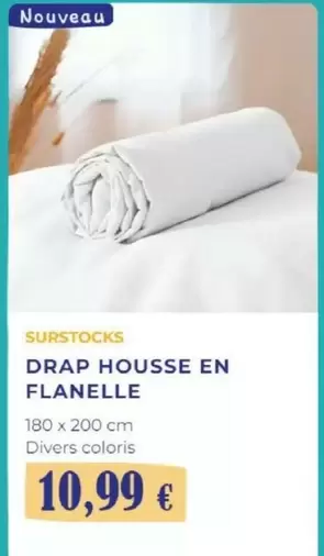 Drap Housse En Flanelle offre à 10,99€ sur Noz