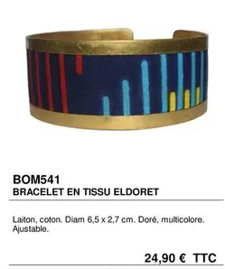 Bracelet En Tissu Eldoret offre à 24,9€ sur Artisans du Monde