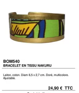 B0m540 Bracelet En Tissu Baku offre à 24,9€ sur Artisans du Monde