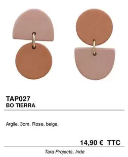 Tap027 Bo Tierra offre à 14,9€ sur Artisans du Monde