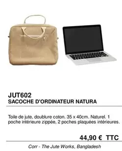 Sacoche D'Ordinateur Natura offre à 44,9€ sur Artisans du Monde