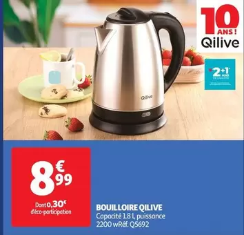 Qilive - Bouilloire offre à 8,99€ sur Auchan Supermarché