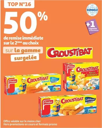 Findus - Sur La Gamme Surgelée offre sur Auchan Supermarché