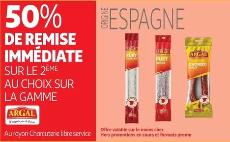 Argal - Sur La Gamme offre sur Auchan Supermarché