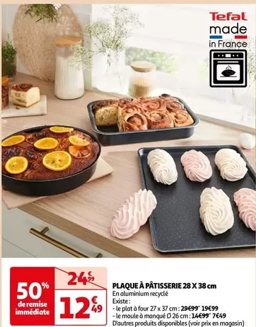 Tefal - Plaque À Pâtisserie  offre à 12,49€ sur Auchan Supermarché