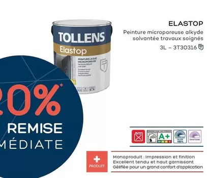 Tollens - Elastop offre sur Tollens